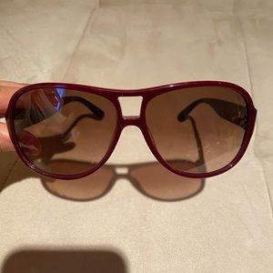 NEW Red Salvatore Ferragamo Sunglasses
